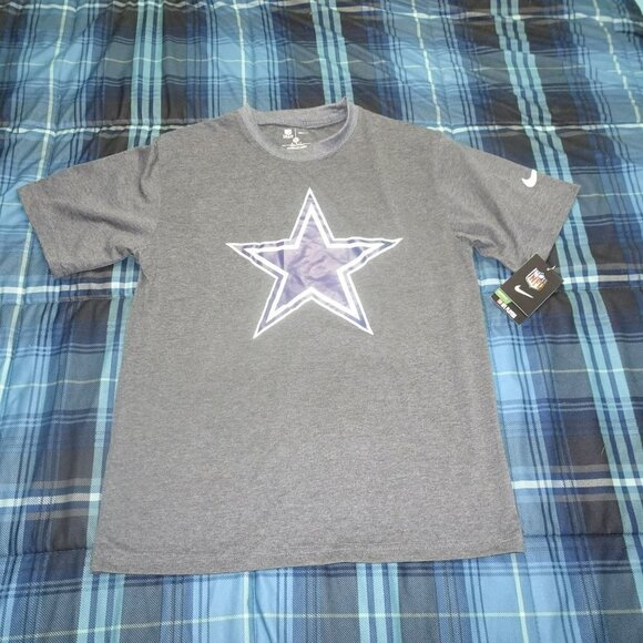 NWT NFL Dallas Cowboys Star Gray T-Shirt Size Medium NEW - Picture 1 of 9